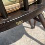 Vintage dark Ercol drop leaf dining table set Image 5