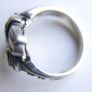Vintage Estate Sterling Silver 925 Bow Ring (size P1/2 - 5g) Image 9