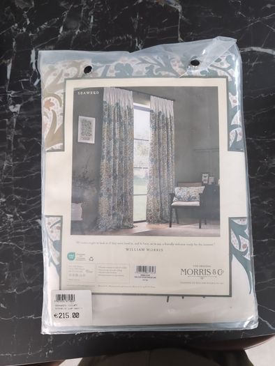 Curtains - William Morris Seaweed