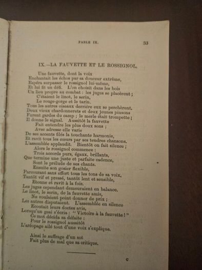Florian's Fables Books 111 And Iv. 1883 By The Rev James Rice. Paperback In Poor Condition.  See Photos For Same.