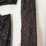 Black Mini Sequin Asymmetrical dress Size S Image 10