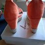New Pair of Orange FINDLAY Wedges Image 5
