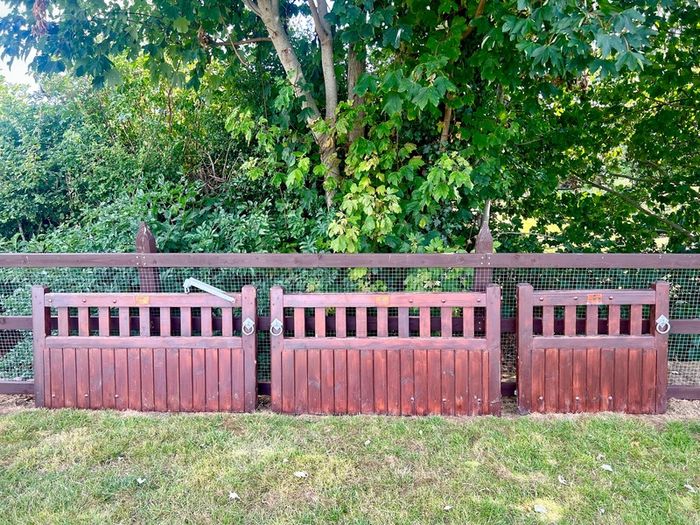Hardwood gates for sale.