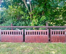 Hardwood gates for sale.
