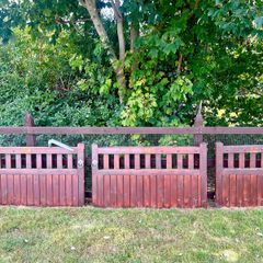 Hardwood gates for sale.