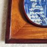 Antique rosewood mounted chinese plate Image 2