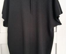 Black Dunnes short sleeved top, size large, new
