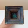 Antique Rose Brass Candle Holder H 20cm Image 4