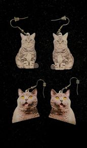 Cat Earrings Lot