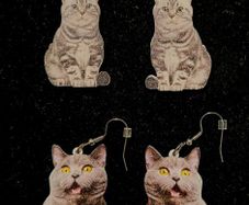Cat Earrings Lot