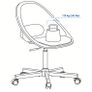 Plastic Swivel Chair - Ikea ELDBERGET Image 5