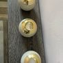 Tea lights Candles Holders Set of 3 Gold Image 4