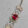 Vintage filigree Cameo shell pendant necklace Image 4
