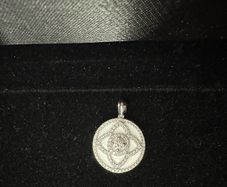 diamond MOP pendant