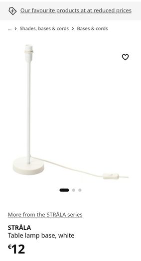 Ikea Table Lamp Base