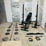 Home Gym Set Weights Barbell Barbell Dumbbells Rack Stands Bench Gym Belt Image 2