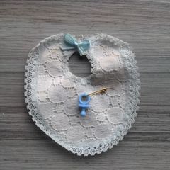 Vintage decoration bib&soother