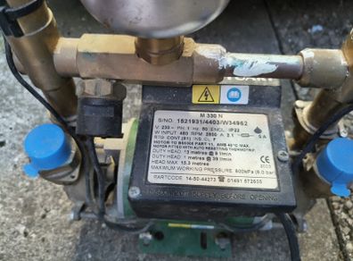 Stuart Turner shower pump