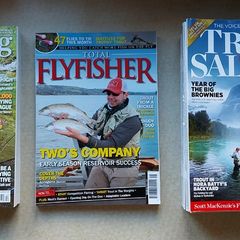 Fly fishing magazine bundle joblot.