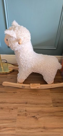 llama rocking horse