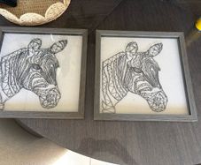 framed animal prints