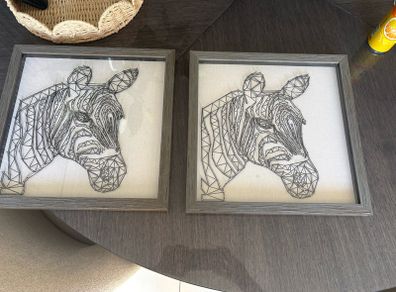 framed animal prints