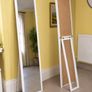 Set of 2 Full-Length White Freestanding Mirrors Image 2