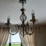 Tuscany 3 Light Antique Brass Dual Mount Pendant Light set of 2 Image 3