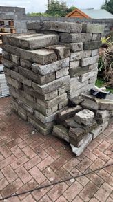 FREE concrete blocks 17x9x4 inch 120 blocks