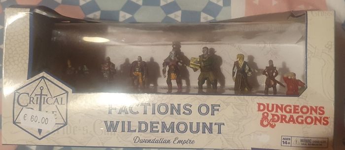 Dungeons and Dragons factions of wildemount figures