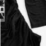 Black Sparkle Long Sleeves Top Image 4