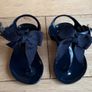 Country Road Navy Bow Jelly girls sandals with bow EUR 18/UK 2 EUC Image 5