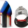 Car Styling Mufflers Exhaust Tail Throat Pipe Tip Universal Stainless Steel Large Diameter 96mm Image 7