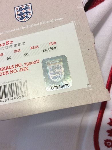England Jersey. Official Umbro Mens Home Jersey 2012/2013. Brand New With Tags. Collect In Dublin Or Receive Via Post.