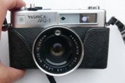 Yashica MG-1 Rangefinder 35mm Film Camera 45mm f:2.8 w/ Strap TESTED &amp; WORKING