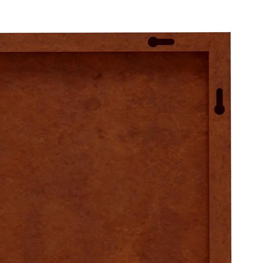 Corten Steel Tree Wall Art Garden Decoration 55 x 55 cm
