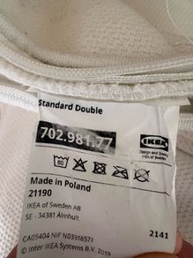 IKEA TUSSOY Memory Foam Mattress Topper