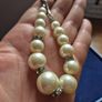 Vintage Faux Pearl Necklace Image 3