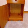 Large 3-Door Solid Pine Wardrobe & bedside locker Image 6