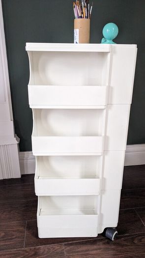 Original Joe Colombo Boby Trolley rare 4 tier version vintage mid century