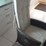 Rathwood reclining garden chairwith cushion, large footstool with cushion Image 4