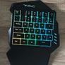 One-Handed Gaming Keyboard, Wireless, 2.4G RGB Backlit Keyboard Image 5