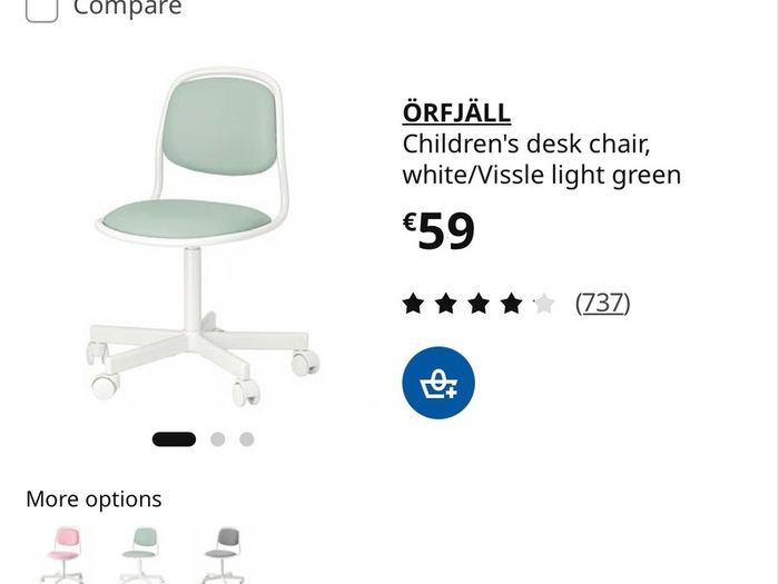 Children's desk chair