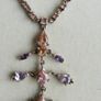 Vintage heavy hallmarked 925 Sterling Silver Flourishes  Floral Necklace Double Chain length 18" - 17,5g Image 5