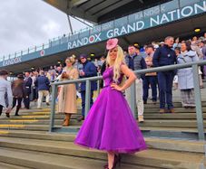 Beautiful Purple Prom style dress