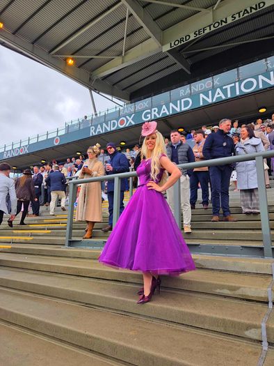 Beautiful Purple Prom style dress