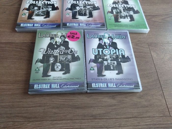 Laurel and Hardy DVDs x 5