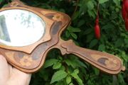 Antique  Wood Mirror