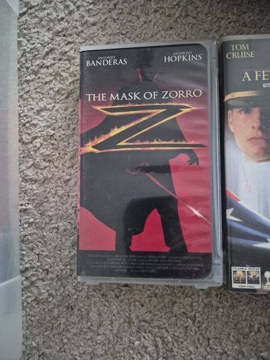 Vhs video tapes