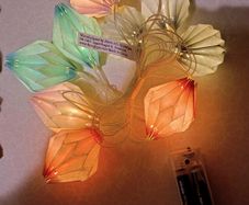 Two Sets Of Paper Lanterns.